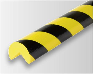 Ampere Eckschutzprofil Typ A, Farbe: gelb/schwarz, VE: 5 m, 633000105