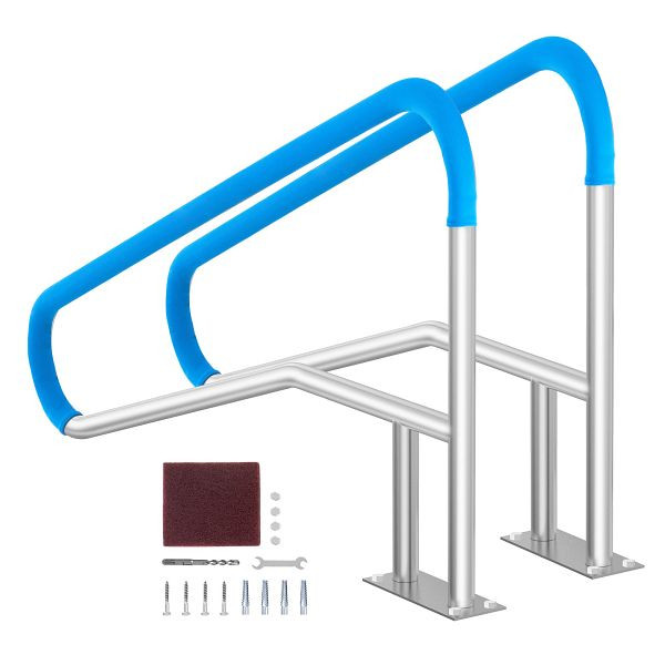 VEVOR Pool Handlauf Haltegriff Pooleinstieg Einstieghilfe B-5532-D, 1395x810x100mm, Set bestehend aus 2 Stück, BXGYCFSDDB55R33SQV0