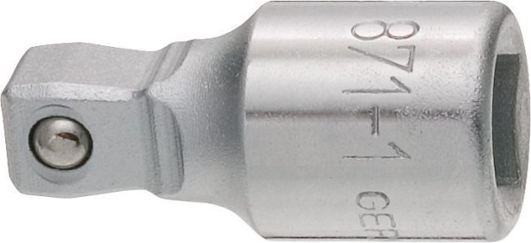 Hazet Verlängerung, schwenkbar, Vierkant hohl 6,3 mm, Vierkant massiv 6,3 mm, Mit Kugelsicherung, Abmessungen / Länge: 25 mm, 871-1