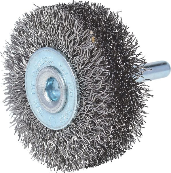 KS Tools Rostfreie Stahldrahtbürstenscheibe 0, 3mm, Durchmesser 50mm, 340.0034
