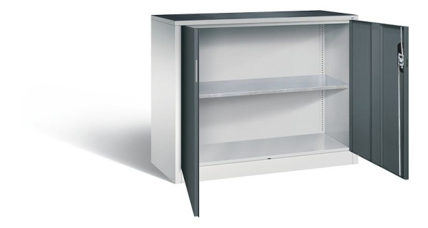C+P Werkzeugschrank Acurado, H1000xB1200xT500mm, Farbe: Lichtgrau / Anthrazitgrau, Muldengriff, 8831-000 S10316