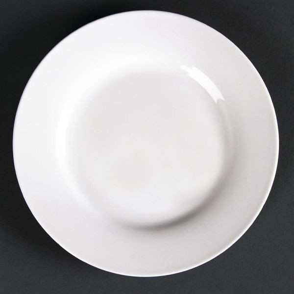 Lumina runde Teller mit breitem Rand 15cm, VE: 6 Stück, CD621