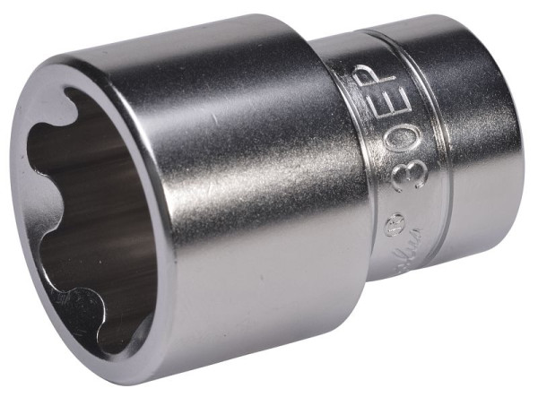 SW-Stahl Steckschlüsseleinsatz, 1/2", EP-Profil, EP30, 04432L-EP30