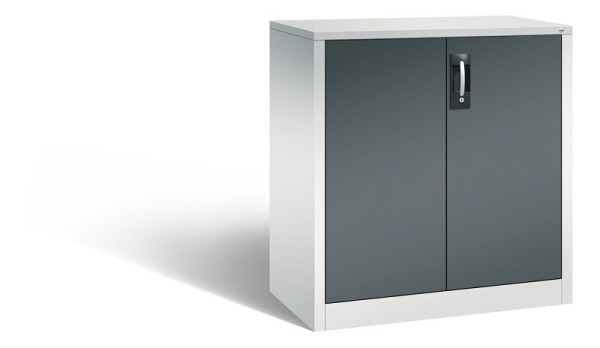 C+P Büro-Drehtürenschrank Acurado, H1000xB930xT500 mm, Grau/Anthrazit, 9286-1200 S10441