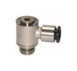 Riegler L-Steckverschraubung mit Innensechskant, drehbar, Außengewinde zylindrisch mit O-Ring (NBR), 108644