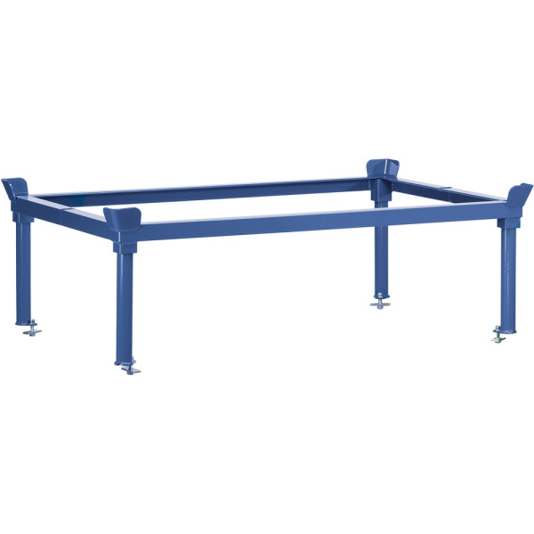 Fetra Aufsetzrahmen für Paletten-Fahrgestell, für Gitterboxen und Flachpaletten, Ladefläche: 810 x 610 mm, Höhe mit Fahrgestell: 422 mm, 22899