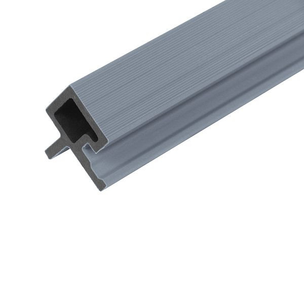 HOME DELUXE WPC Eckprofil für Fassadenverkleidung SANO Hellgrau, 4er Set, 73055