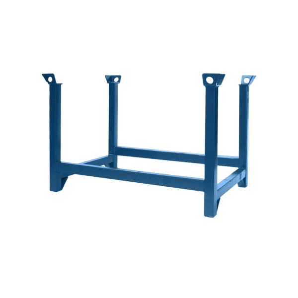 Eichinger Industrie Stapelpalette, 2000 kg, LxBxH 1500x1000x750 mm, enzianblau, 13140400000097
