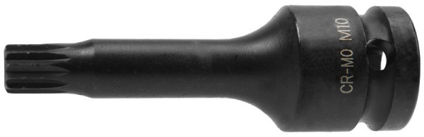 SW-Stahl IMPACT-Schraubendreheinsatz, 1/2", Innenvielzahn, M4 x 78 mm, S5482-4