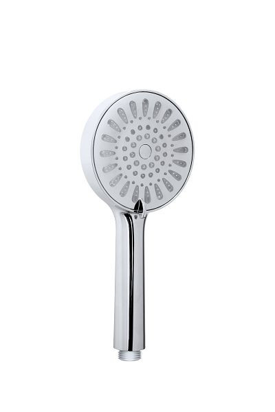 Sanotechnik Handbrause chrom 12cm 3 Funktionen, AS412K, 9002827061388