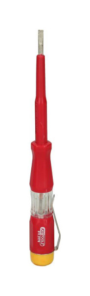 KS Tools Spannungsprüfer mit Schutzisolierung 100-500 V, 140mm, 911.2176