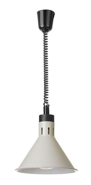 Hendi Höhenverstellbare Wärmelampe, Konisch weiß 230V 250W, 273937