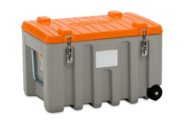 Cemo CEMbox Trolley 150 l, grau/orange, 10331