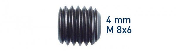 Karnasch Schraube 4mm M 8x6, VE: 500 Stück, 201340
