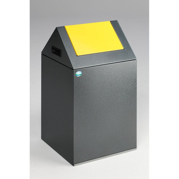 STEIN HGS Wertstoffsammelgerät WSG 40 S, selbstlöschend, Antiksilber, Antiksilber, gelb (RAL 1023), 82056.0001