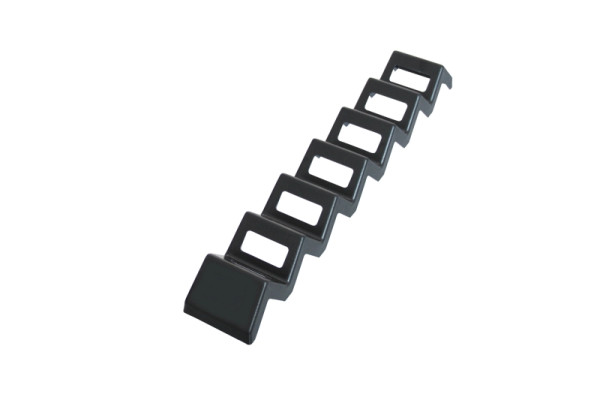 Schneider Snack-Verkaufsständer -Wellenform inkl. Öffnung, Material: ABS, 560x45x86mm, schwarz, 227651