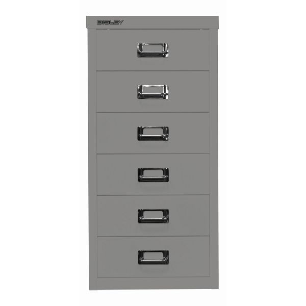 Bisley MultiDrawer™ DIN A4, 6 Schubladen, 649 slate, L296649