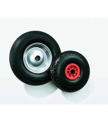 Growi PU-Rad 400 mm mit 25er Bohrung, geschäumtes, pannensichers Rad, 10310550