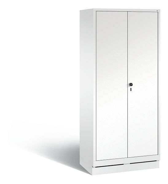 C+P Spind Evolo, 2 Abteile, H1800xB810xT500 mm, Weiß/MDF Weiß, 48022-22 S10255