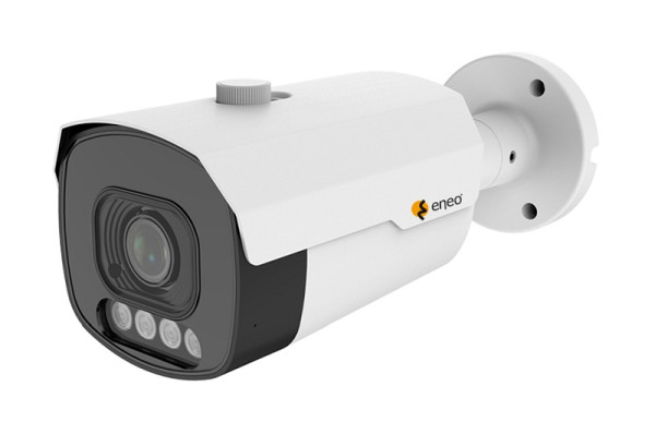 eneo INB-68M2812MFA Netzwerk Kamera, 24h Farbe, 3840x2160, Tag/Nacht, WDR, AI, 2,8-12mm, IR, 12VDC, PoE, IP67, 235342
