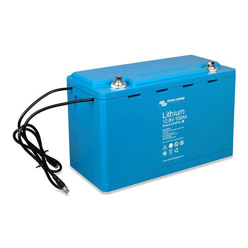 Victron Energy Batterie LiFePO4 12,8V/100Ah - Smart, 2-67-011390, BAT512110610