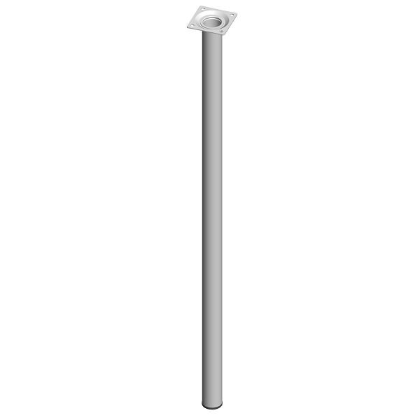 Element System STAHLROHRFUSS, LOSE, Ø30, M10, 700 mm, WEISS, VE: 4 STÜCK, 11100-00072
