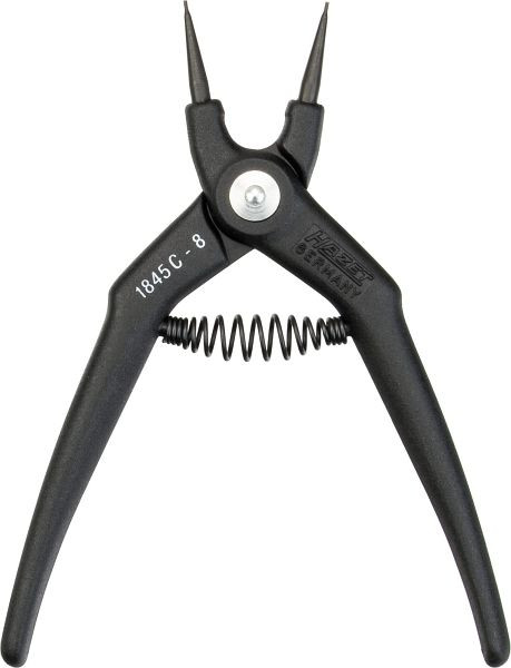 Hazet Sicherungsring-Zange, Gerade Ausführung (Form C) für Innensicherungen, Länge: 140 mm, Netto-Gewicht: 0.05 kg, 1845C-8