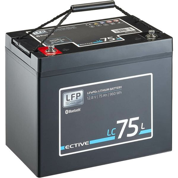 ECTIVE LC 75L BT 12V LiFePO4 Lithium Versorgungsbatterie 75 Ah, TN3633