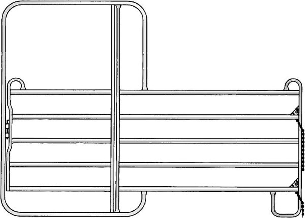 Patura Panel-5 mit Tor 3,00 m Breite 3,00 m, Höhe 2,20 m, 310415