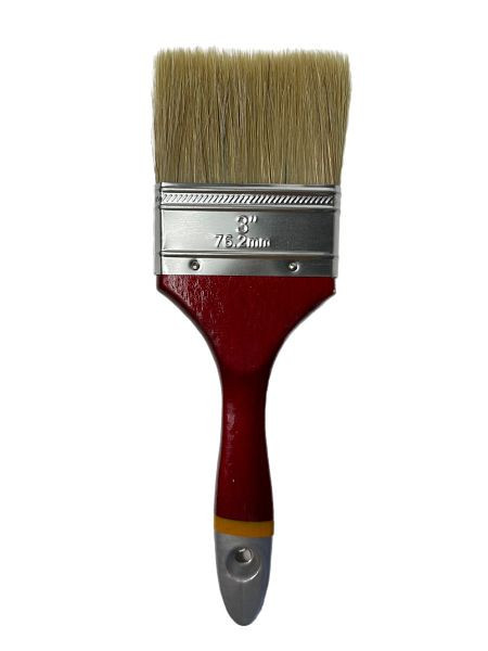 VaGo-Tools Flach Malerpinsel Lackpinsel Lasur Acryl Lasurpinsel universal 75mm, VE: 6 Stück, 192-030-6_lv