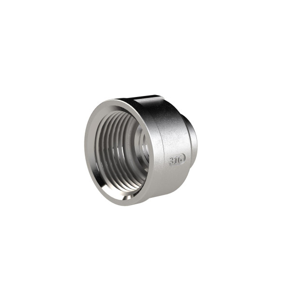 Riegler Reduziermuffe rund, Rp 1/4 IG, Rp 1/8 IG, ES 1.4408, 118494