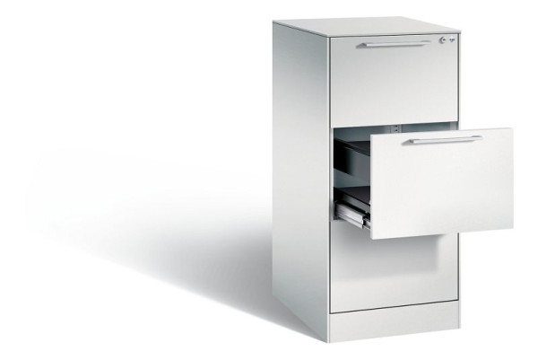C+P Hängeregistraturschrank Asisto, H1010xB440xT600mm, Farbe: Lichtgrau, Bügelgriff, 146245-311 S10006