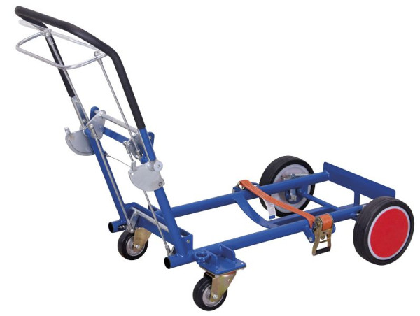 VARIOfit Fasswagen, Außenmaß: 655 x 1.390 x 1.040 mm, RAL 5010 enzianblau, zu-3344
