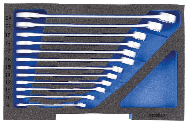 GEDORE Ring-Maulschlüssel-Satz in 1/2 L-BOXX 136 Modul 12-teilig, 2835908