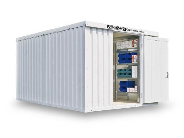 FLADAFI Materialcontainer-Kombination, Modell IC 1340, isoliert, 3.050 x 4.340 x 2.470 mm, F2222300101-F911