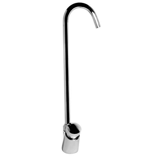 Gastro-Inox Kaltwasser-Springbrunnenarmatur mit wassersparender Druckknopfsteuerung, hoher Auslauf oben, 402.606