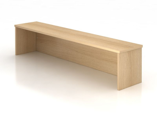 Hammerbacher Thekenaufsatz 160cm, 1OH Eiche, 160x32x35 cm (BxTxH), VWB16/E
