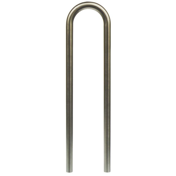 Stein HGS Anlehnbügel/Absperrbügel -Bern-, 1000mm/zum Aufdübeln mit Bodenplatte, ohne Farbe, 448.70p