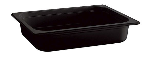 APS GN 1/1 Behälter -ECO LINE-, 53 x 32,5 cm, Tiefe: 65 mm, Melamin, schwarz, 7,1 Liter, 83758