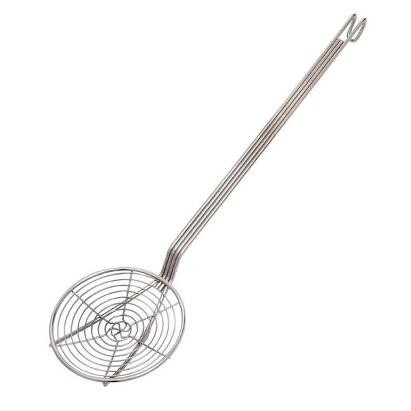 Vogue Fritteusenschaufel Edelstahl 23cm, hochwertig, C837