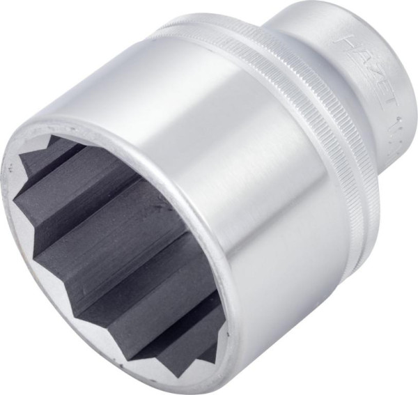 Hazet Steckschlüsseleinsatz, Doppelsechskant, Vierkant hohl 20 mm (3/4 Zoll), Außen-Doppel-Sechskant Profil, 55 mm, 1000Z-55