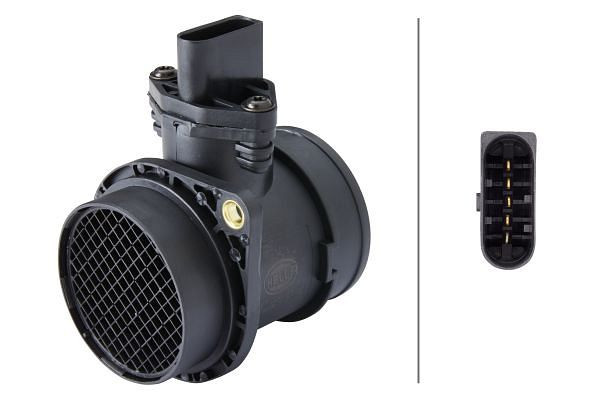 HELLA Luftmassenmesser, 5-polig, geschraubt, 8ET 009 149-031