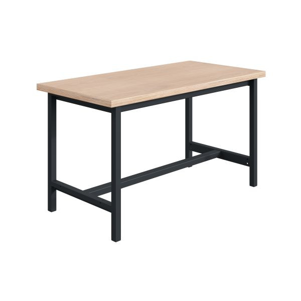 SOFAME PTH Werkbank B 2000 x T 750 x H 840mm, Multiplex-Arbeitsplatte 40 mm, Anthrazitgrau RAL 7016, W010020006GA