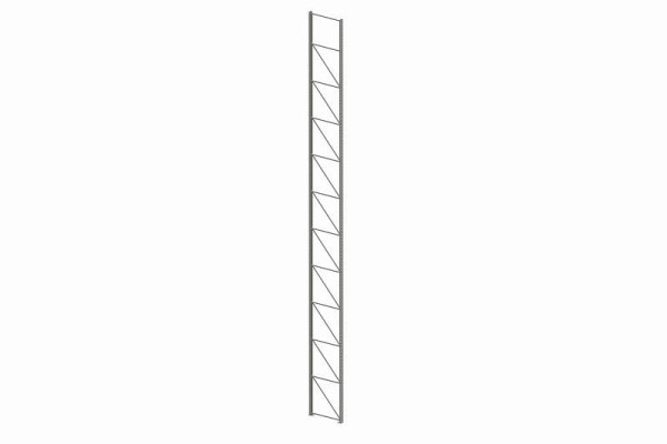 Meta Ständer 100/20 12000x1100 mm, verzinkt, für Palettenregal MULTIPAL, 200174392