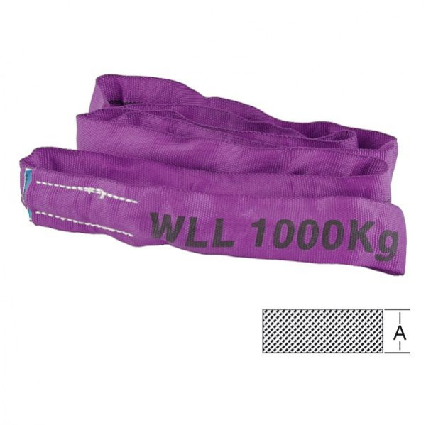 Vormann Rundschlinge 45 mm 1m violett, 008130450VIO