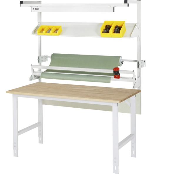 RAU Packtisch Komplettset 02, AT-Tom, B1500 x T800, B-Platte, 06-625B80-15-VP02.12