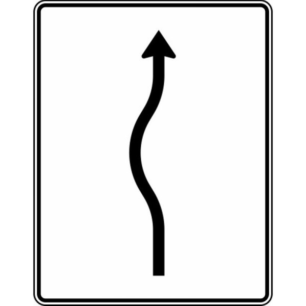 Stein HGS Verschwenkungstafel, kurze Verschwenkung ohne Gegenverkehr, einstreifig links, Nr.513-10, 1250x1600mm, RA1, Alform, ohne Entfernungsangabe, 513-10-112