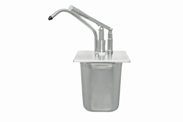 Schneider Dosierspender 1/6 ohne GN Behälter mit Deckel, Inhalt GN1/6, 176x165x380 mm, 40ml, 152416