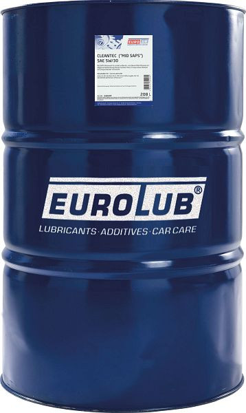 Eurolub CLEANTEC SAE 5W-30 Motoröl, VE: 208 L, 349208