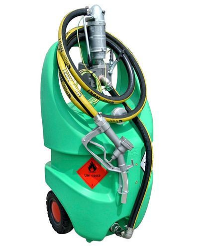 DENIOS Mobile Tankanlage Typ Caddy für Benzin, 55 Liter, mit Handpumpe, ATEX, 252242